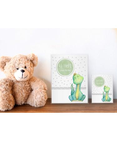 Personalized Dinosaur U-Heft Cover & Vaccination Certificate Set | Custom U-Heft Set for Kids - Buy Online on SooperMarket.com