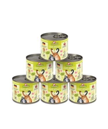 Granapet Delicatessen Fasan & Rabbits wet food for cats cat food for gourmets food without grain & without sugar additives 6 x 200 g Fasan & rabbit 200 g (6 Pack)