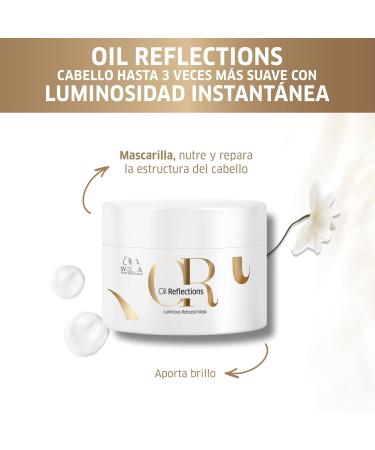 Wella Professionals Oil Reflections Mask 150ml - Hydrating Hair Treatment for All Hair Types | International Shipping Available - Buy Online on SooperMarket.com