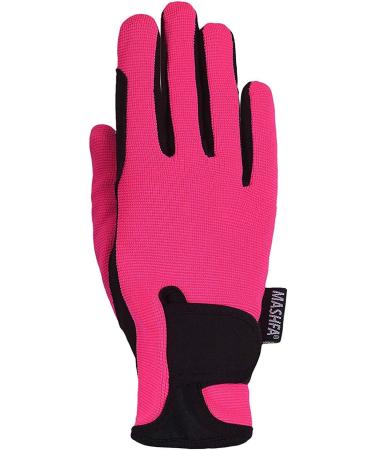 Kids Horse Riding Gloves - Pink, Age 10-12 Years | Equestrian Children's Mittens for Horseback Riding, Biking, Gardening | Boys & Girls Pony Youth Outdoor Gear - Buy Online on SooperMarket.com