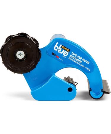 ScotchBlue Painter's Tape and Paper Dispenser  Applies Masking Paper with Painter s Tape to Protect and Cover Surfaces  Tape Dispenser Includes Plastic Blade  Fits 12 Inch Masking Paper - Buy Online on SooperMarket.com