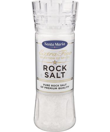Santa Maria Rock Salt Grinder 455g | Freshly Ground Premium Quality Salt Mill Red