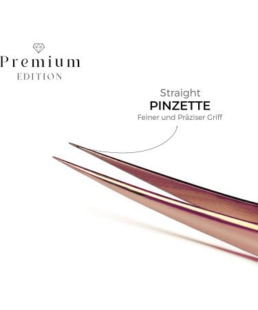 Premium Beauty Tweezers Set with Case | Eyelash & Nail Design Tools for Perfect Extensions - Buy Online on SooperMarket.com