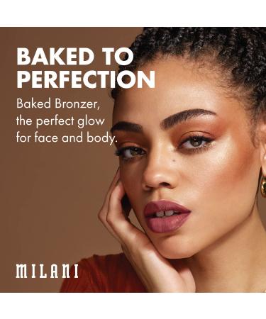Milani Soleil Baked Bronzer - Cruelty-Free Shimmer Bronzing Powder | Contour, Highlight, and Bronze Makeup | 0.25 oz - Buy Online on SooperMarket.com