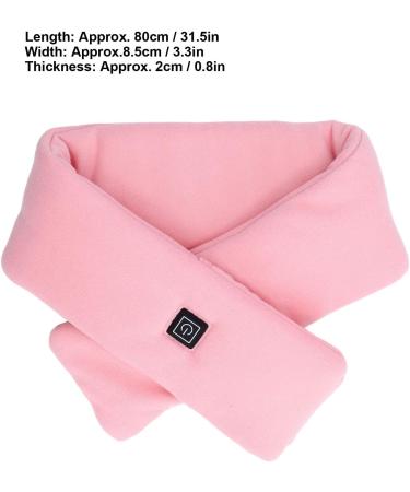 USB Heating Pillows for Neck Pain Relief | Washable Thermal Neck Bandage | 3 Temperature Levels | Soft Pink - Buy Online on SooperMarket.com