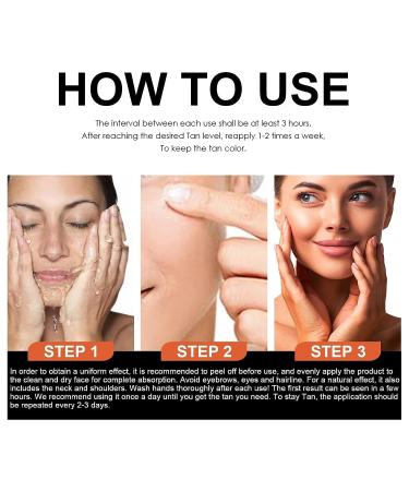 2PCS Eelhoe Tanning Gel: Intensive Soft Brown Accelerator for Outdoor Sun - Achieve Natural Tan Skin - Buy Online on SooperMarket.com