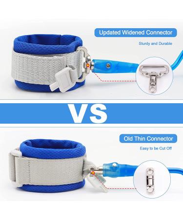 Kid's Toddler Harness & Leash Combo - Child Leash 2 in 1 Wrist-to-Wrist Safety Backpack - Blue 8.2 Feet - Buy Online on SooperMarket.com