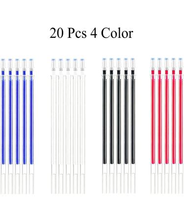 Heat Erasable Pens 4 Pack with 20 Refills for Fabric Marking & Sewing | Quilting, Dressmaking, Tailoring | Tailor's Chalk Pen Alternative - Buy Online on SooperMarket.com