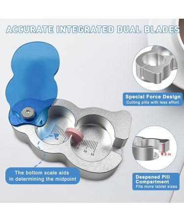 Pill Cutter and Crusher - Professional Grade Splitter for Small Pills - Buy Online on SooperMarket.com