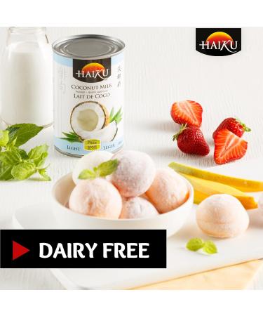 Light Coconut Milk Haiku Less Fat Premium Asian Cuisine Great Tasting Add to Your Favourite Dish Dairy Free Gluten Free 398ml - Buy Online on SooperMarket.com