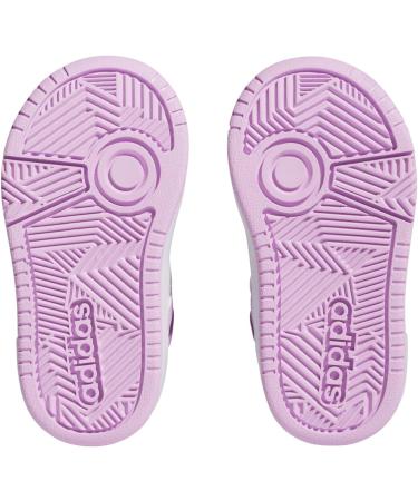 adidas Kids Hoops Mid 2.0 Fitness Shoes - Child 3 UK - White/Lilac/Violet - Buy Online on SooperMarket.com