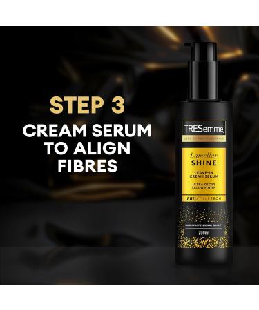 TRESemm Lamellar Shine Leave-In Cream Hair Serum with patented Lamellar Technology hair treatment for an ultra-glossy salon finish 200 ml - Buy Online on SooperMarket.com