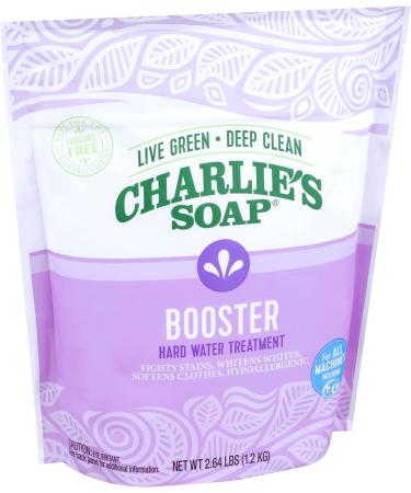 Charlie's Soap Booster & Hard Water Treatment (2.64 Lbs 2 Pack) - Natural Laundry Softener & Booster - Buy Online on SooperMarket.com