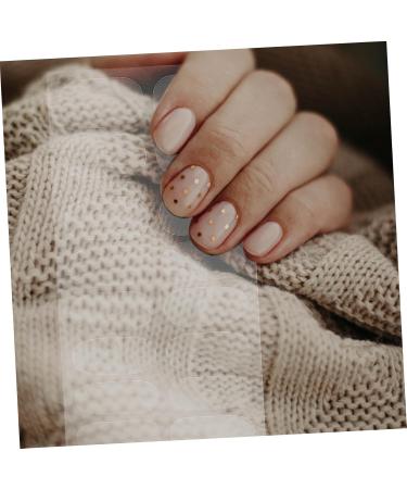 HAPINARY 6 Sheets Nail Patch Gels Transparent Nail Polish Nail Kits Nail Art Stickers Manicure Kit Clear Nail Polish Sheer Nail Polish Nail Sticker Gel Nail Kit Nail Wraps Double Sided Tape - Buy Online on SooperMarket.com