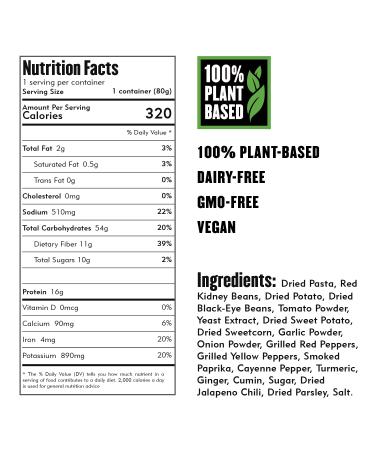 Wicked Kitchen Punchin Potatoes & Beans Chili Mac 6 Pack - Plant-Based Dairy Free & GMO-Free Instant Mashed Potatoes & Beans in Chili Sauce - Buy Online on SooperMarket.com