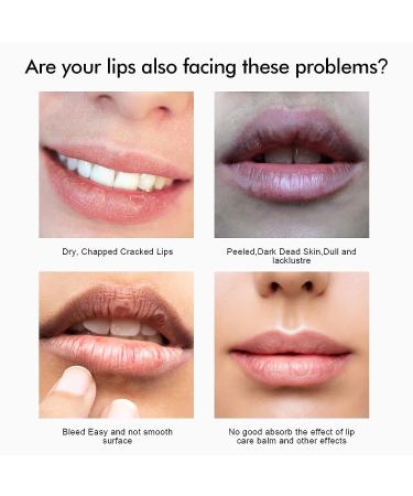 Silicone Lip Scrub Brush | Exfoliating Double-Sided Lip Scrubber Tool | Smoother & Fuller Lips | 3 Colors, 3 PCS - Buy Online on SooperMarket.com