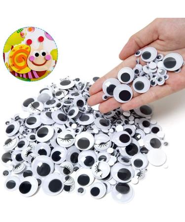 1210pcs Googly Wiggle Eyes Self Adhesive Craft Sticker - Multi Sizes 4mm to 25mm - DIY by ZZYI - Buy Online on SooperMarket.com
