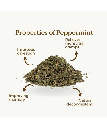 Mint Tea Loose Leaf Organic 100g (50 Cups) | Peppermint Loose Herbal Tea REPLANTEA - Buy Online on SooperMarket.com