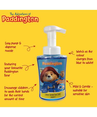 Paddington Bear Colour Change Foaming Hand Wash - 250ml (Blue) - Buy Online on SooperMarket.com