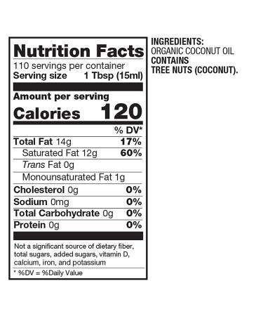 BetterBody Foods Organic Coconut Oil - Refined, Neutral Flavor, Non-GMO Cooking Oil 56 oz - Buy Online on SooperMarket.com