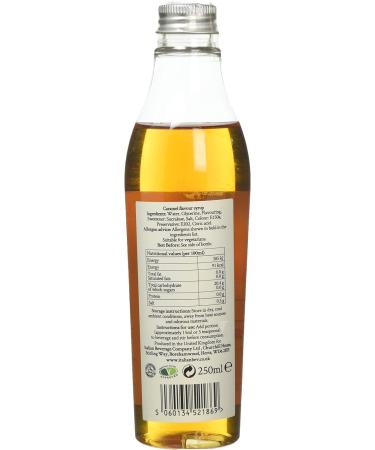 Sugar Free Caramel Syrup - Low Calorie, Vegan & Nut Free (250ml) - Ideal for Coffee, Cocktails & Baking - Buy Online on SooperMarket.com