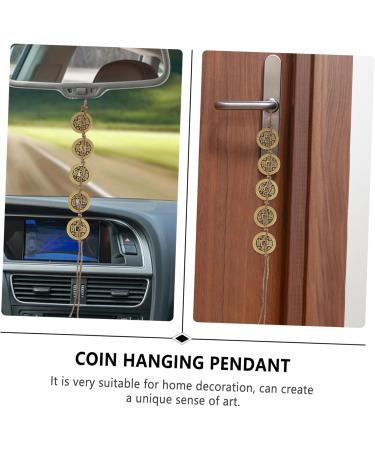 Alipis 1 String Vintage Copper Coins Vintage Decor Ornament Coins Charms Feng Home Pendant Coin House Brass As Shown 31X2.5X0.3CM - Buy Online on SooperMarket.com