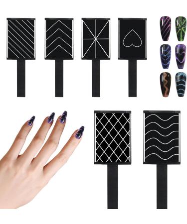 Manicure Tool | Nail Tool Set for Manicure | Portable Cat Eye Gel Nail Polish Magnet Wand for Beginners Girls Women Manicurists - Buy Online on SooperMarket.com