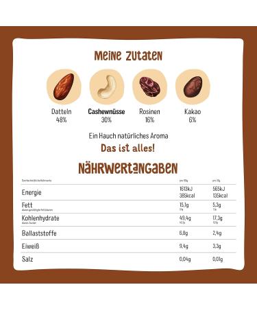 N kd Cocoa Delight Bars - 100% Natural Vegan Gluten-Free No Added Sugar - 18 x 35g | Cold-Pressed Fruit & Nut Snacks - Buy Online on SooperMarket.com