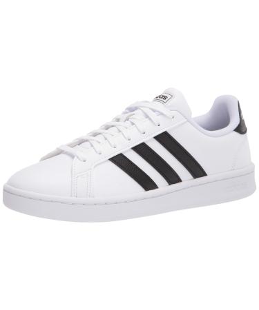 adidas Women's Grand Court Sneaker 8 White/Black/White