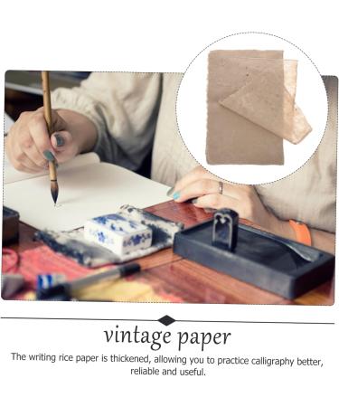EXCEART 75 Sheets Vintage Rice Paper Writing Paper for Kids Vintage Paper for Painting Scroll Paper China - Buy Online on SooperMarket.com