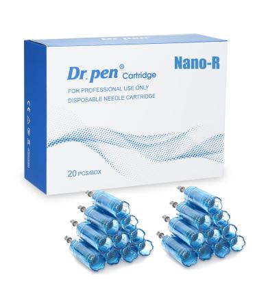 Dr.pen cartridges nano -r - 20 pieces original microneedling pen replacement needle cartridge - for Dr.Pen Ultima A8S M8S A9 Microneedling Electric Derma Stift - Model Nano -R Number of 20 pieces 20s - Nano -R