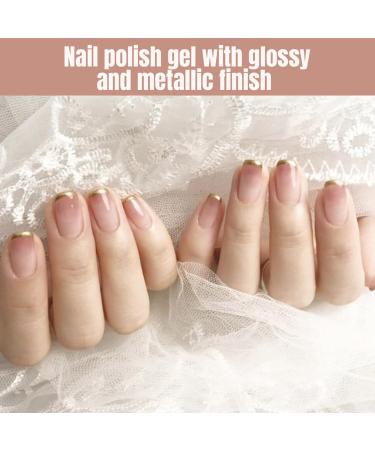 Chrome Nail Powder 3P Metallic Gel Nail Polish 3Pcs Nail Art Painting Liner Gel 3D Gold Silver Rose Gold Gel Nail Art for Home Salon Nail Painting Drawing Gel Nail Design - Buy Online on SooperMarket.com