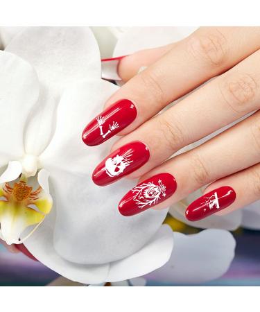 Uonlytech 6pcs Halloween Nail Art Plates - Pumpkin Pattern DIY Nail Templates for Stunning Manicure - Buy Online on SooperMarket.com