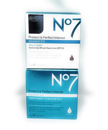 No7 Protect & Perfect Intense Day Cream + Protect & Perfect Intense Night Cream Advanced