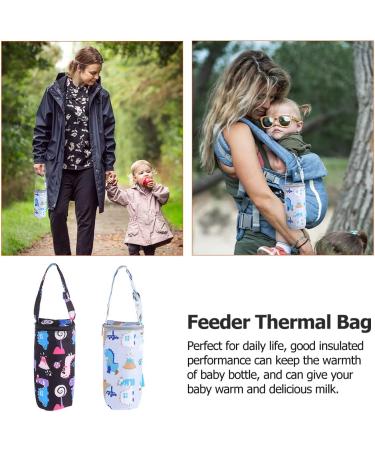 Insulated Water Bottles 2Pcs Baby Stroller Feeder Bag Nursing Bottle Thermal Bag Bottle Holder Mam Bottles Newborn - Buy Online on SooperMarket.com