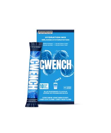 Cwench Electrolyte Hydration Mix Blue Raspberry Drink Mix 10 Servings Blue Raspberry 70g (Pack of 1)