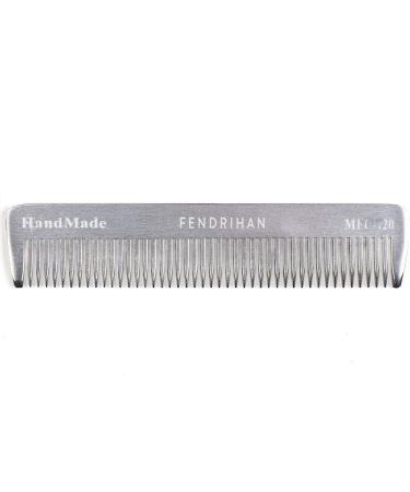 Fendrihan Small Metal Fine Tooth Barber Comb - Pocket-Sized and Sturdy - Buy Online on SooperMarket.com