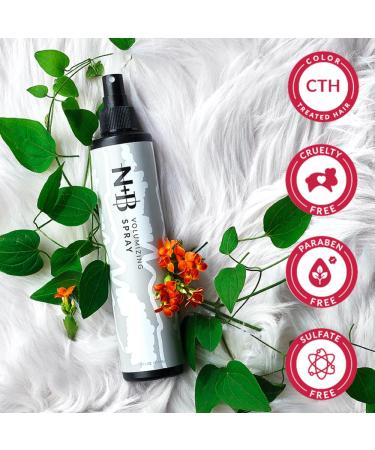 N+B Volumizing Spray | Medium Hold Fast Drying Lightweight | Non-Sticky Fights Frizz Heat Protectant Adds Volume | For All Hair Types and Textures | 10 oz - Buy Online on SooperMarket.com