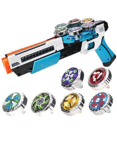 Obest martial cord set Battling Tops with Burst Launcher Burst Turbo martial cord Magic Circular Hexa Core Collector Rotating Detonation 5 Generation Set Gift for Children
