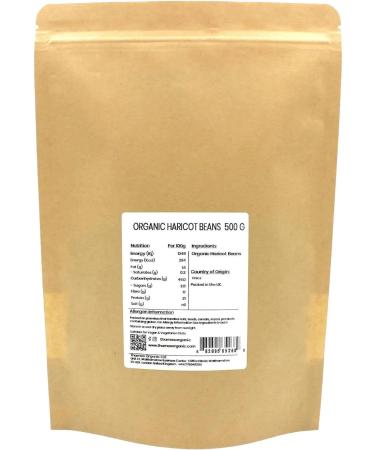 Thames Organic Organic Haricot Beans 500g - High Fibre & Protein, Raw, Vegan, GMO-Free - Nutritious & Flavorful - Ideal for Soups & Salads - Buy Online on SooperMarket.com
