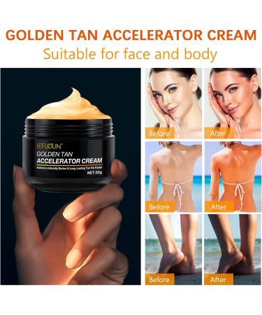 Premium Sunbed Tanning Accelerator Gel - Fast & Intensive Tan | Self Tanner Oil | 50g (Pack of 1) - Buy Online on SooperMarket.com