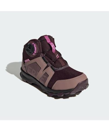 adidas Unisex Kinder Terrex Boa Mid Rain.rdy Hiking Schuhe Graue Sneakers f r Kinder (35 EU) | Shadow Maroon & Matt Purple Met Wonder Red - Buy Online on SooperMarket.com