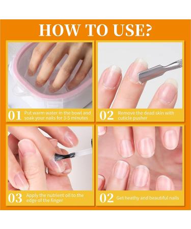 Nail Soaking Bowl Set for Gel Polish, Dip Powder & Cuticle Care - Manicure Tools Included - Buy Online on SooperMarket.com