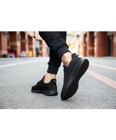 BXYJDJ Men's Running Shoes 10.5 Allblack - Lightweight Athletic Trainers for Gym, Fitness, and Outdoor Jogging - Buy Online on SooperMarket.com