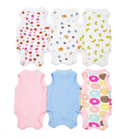 BT Bear Cat Professional Surgery Recovery Suits Cat Clothes for Abdominal Wounds or Skin Diseases After Surgery Wear Home Clothing L: back length 35cm Donuts - Buy Online on SooperMarket.com