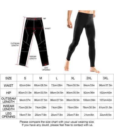 Inbike Running Trousers Compression Pants - Winter Lined Quick-Drying Leggings for Men & Women | LM8621-L Black - Buy Online on SooperMarket.com
