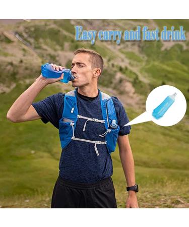 Axen 150ml Soft Flask - TPU Foldable Hydration Bottle for Running Cycling & Hiking (Pack of 2) | Lightweight & Collapsible Water Flask - Buy Online on SooperMarket.com
