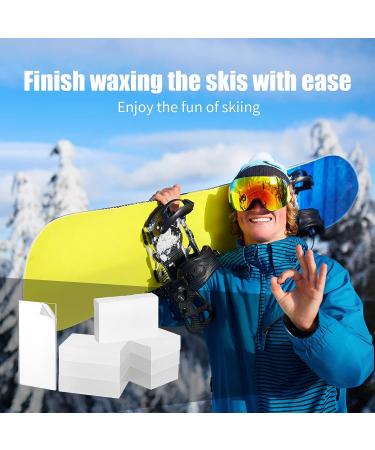 Tondiamo All Temp Snowboard Wax Block 500g with Scraper - Ski & Snowboard Wax Kit | White Snowboarding Wax for Downhill Tuning & Maintenance - Buy Online on SooperMarket.com