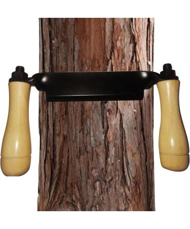 VIRTCOOY ZIHMETER - Professional 8-Inch Curved Woodworking Tool | Stainless Steel Gauge with Wooden Handle for Tree Trunks & Fence Posts - Buy Online on SooperMarket.com