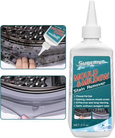 Sugemur Mould Remover Large Capacity Mould Remover Gel Household Mildew Removal Mould and Mildew Cleaner for Toilet Washing Machine Seal Bathroom Kitchen Sink Tile Grout Stains (210g*2)